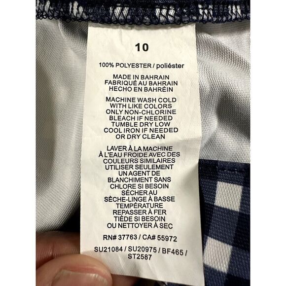 Callaway Opti Dri Golf Flannel Blue Golf Shorts Womens Size 10 - Picture 8 of 8